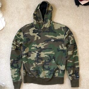 10 Deep Aged Camo Hoodie